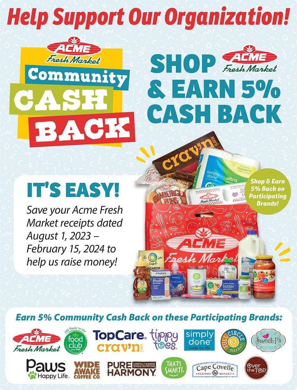Acme Fresh Market’s Community Cash Back program PBS Western Reserve